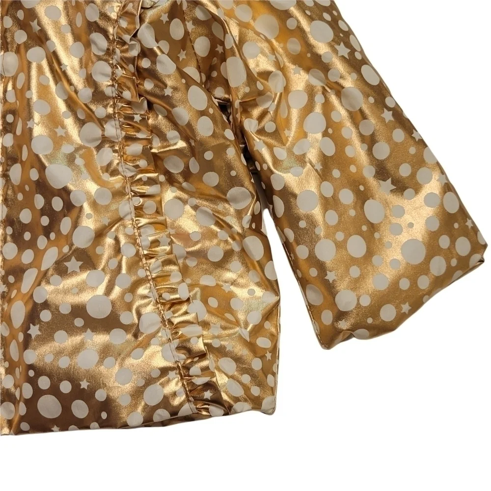 Penelope Mack Gold Star and Polka Dot Hood Jacket